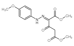 2-[2-(4-甲氧基苯基)肼基]-3-氧戊二二酸二甲酯结构式