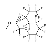 methyl 2,2-difluoro-2-(1,1,2,2,3,3,4,4,5,5,6,6,7,7,8,8,8-heptadecafluorooctoxy)acetate Structure