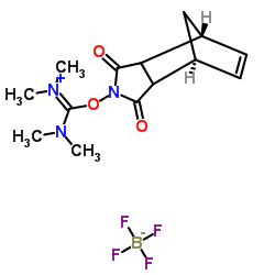 O-(5-降冰片烯基-2,3-二羰亚胺)-N,N,N′,N′-四甲基脲四氟硼酸结构式
