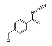 4-(chloromethyl)benzoyl azide Structure