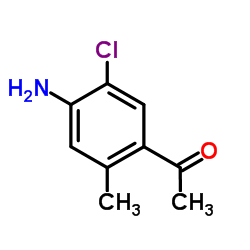 1-(4-Amino-5-chloro-2-methylphenyl)ethanone Structure