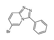 6-bromo-3-phenyl-[1,2,4]triazolo[4,3-a]pyridine结构式