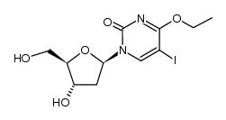2'-deoxy-O4-ethyl-5-iodouridine Structure