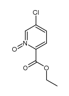 ethyl 5-chloropyridine-2-carboxylate 1-oxide结构式