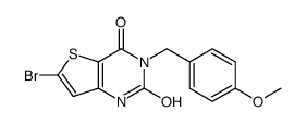 6-Bromo-3-(4-Methoxy-benzyl)-1H-thieno[3,2-d]pyrimidine-2,4-dione Structure