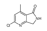 2-chloro-4-methyl-6,7-dihydro-5H-pyrrolo[3,4-b]pyridin-5-one Structure