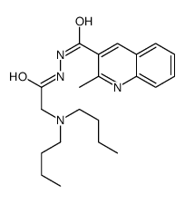 N'-[2-(dibutylamino)acetyl]-2-methylquinoline-3-carbohydrazide Structure
