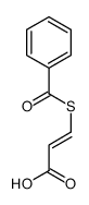 3-benzoylsulfanylprop-2-enoic acid结构式