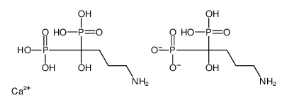calcium,(4-amino-1-hydroxy-1-phosphonobutyl)-hydroxyphosphinate Structure