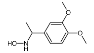 N-(α-(3,4-dimethoxyphenyl)ethyl)hydroxylamine结构式