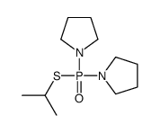 1-[propan-2-ylsulfanyl(pyrrolidin-1-yl)phosphoryl]pyrrolidine Structure