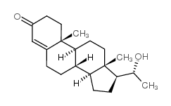 20(R)-Hydroxypregn-4-en-3-one Structure