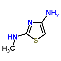 N2-Methyl-1,3-thiazole-2,4-diamine Structure