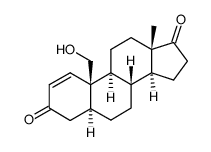 19-Hydroxy-5α-androst-1-ene-3,17-dione结构式