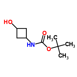 Tert-butyl3-hydroxycyclobutylcarbamate Structure