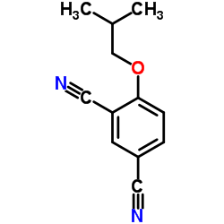 4-Isobutyloxy-1,3-benzenedicarbonitrile Structure