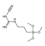 1-cyano-2-(3-trimethoxysilylpropyl)guanidine结构式