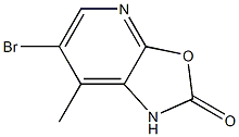 6-Bromo-7-methyl-1H-oxazolo[5,4-b]pyridin-2-one Structure