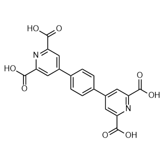4,4'-(1,4-Phenylene)bis(pyridine-2,6-dicarboxylic acid) Structure
