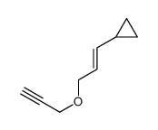 3-prop-2-ynoxyprop-1-enylcyclopropane结构式