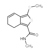 N1-甲基-3-(甲基硫代)-6,7-二氢苯并[c]噻吩-1-羧酰胺结构式