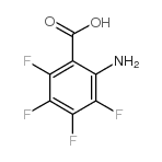 2-氨基-3,4,5,6-四氟苯甲酸结构式