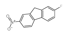 9H-Fluorene,2-fluoro-7-nitro- Structure