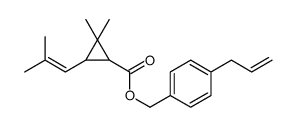 (4-prop-2-enylphenyl)methyl 2,2-dimethyl-3-(2-methylprop-1-enyl)cyclopropane-1-carboxylate Structure