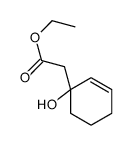 ethyl 2-[(1S)-1-hydroxycyclohex-2-en-1-yl]acetate Structure