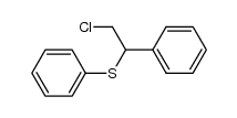 β-chloro-α-phenylthio-ethylbenzene Structure