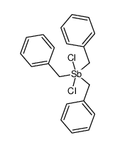 tribenzyl antimony (2+), dichloride结构式