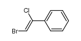 (Z)-(2-bromo-1-chlorovinyl)benzene结构式
