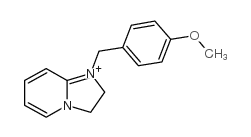 1-(4-甲氧基苄基)-2,3-二氢咪唑并[1,2-a]吡啶-1-ium结构式