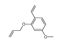2-(allyloxy)-4-methoxy-1-vinylbenzene Structure