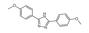 3,5-bis(4-methoxyphenyl)-1H-1,2,4-triazole Structure