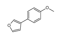 3-(4-methoxyphenyl)furan Structure