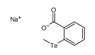2-(Methyltelluro)benzoic acid sodium salt Structure