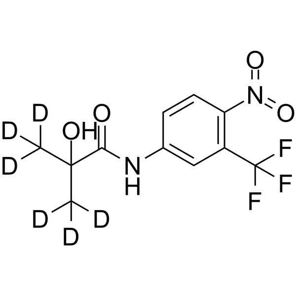 Hydroxy Flutamide-d6 Structure