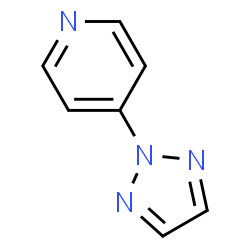 Pyridine, 4-(2H-1,2,3-triazol-2-yl)- (9CI) Structure