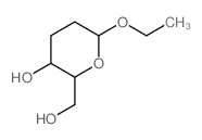 a-D-erythro-Hexopyranoside, ethyl2,3-dideoxy- (9CI) Structure