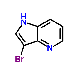 3-溴-4-氮杂吲哚结构式