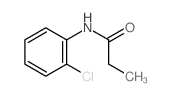 Propanamide,N-(2-chlorophenyl)-结构式