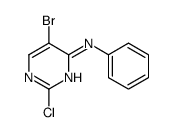 5-溴-2-氯-N-苯基嘧啶-4-胺结构式