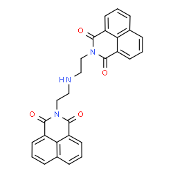 2,2'-(氮杂二基双(乙烷-2,1-二基))双(1H-苯并[de]异喹啉-1,3(2H)-二酮)结构式