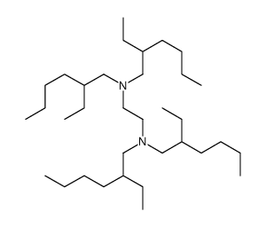 N,N,N',N'-tetrakis(2-ethylhexyl)ethane-1,2-diamine Structure