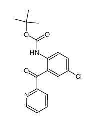 tert-butyl (4-chloro-2-picolinoylphenyl)carbamate Structure