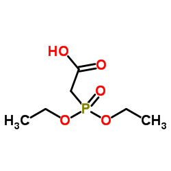 Diethylphosphonoacetic acid Structure