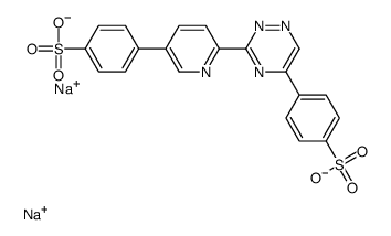 3-[5-(硫苯基)-2-吡啶]-1,2,4-噻嗪-5-基苯磺酸二钠结构式