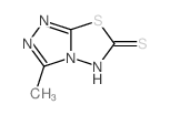 1,2,4-Triazolo[3,4-b][1,3,4]thiadiazole-6(5H)-thione,3-methyl-结构式