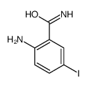 2-氨基-5-碘苯甲酰胺结构式